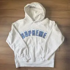 Supreme Icy Arc Logo Hoodie S グレー
