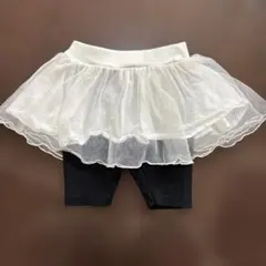 petit main チュチュ付きレギンス 80