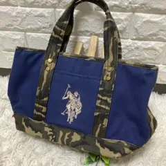 U.S. POLO ASSN.（ユーエス ポロ アッスン）迷彩トートバッグ