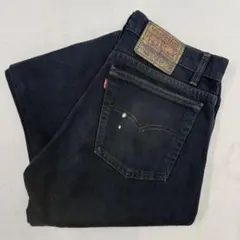 90s Levis 505 後染めブラック ガーメントダイ USA製のサムネイル