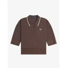 FRED PERRY   Sheer Trim Knitted Shirt