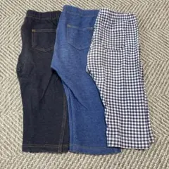 UNIQLO 七分丈レギンス　3点セット　100