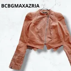 BCBGマックスアズリア＊ライダース パンチング ジャケット レザー風 XXSのサムネイル