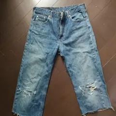 LEVI'S 519 ストレートデニム 34-36 ハーフパンツ
