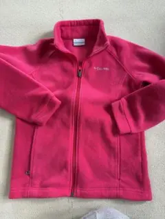 140 Columbia ピンク フリースジャケット M