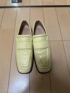 Bottega Veneta イントレチャートローファー イエロー