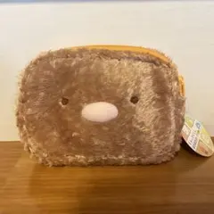 【週末セール】すみっコぐらし　ほわほわポーチ　とんかつ