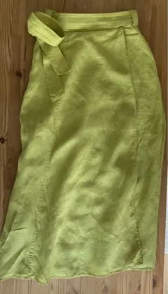 Mila Owen リネン　ラップスカート