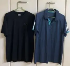 【即決可】スポーツウェアメンズ2着まとめ売り(adidas / NIKE)