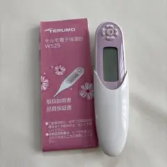 テルモ 電子体温計 W525 ホワイト/ピンクのサムネイル
