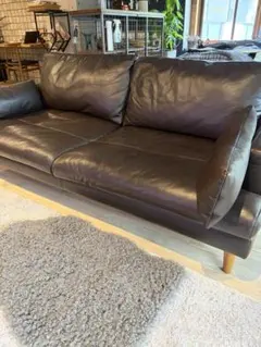 値下げ【美品】ACTUS レザーソファ　 ALTO COUCH SOFA アクタス ACTUS オリジナル 総本革張り アルト ALTO レザー カウチ