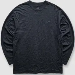 希少 XXL ナイキ DRI-FIT ロンT ブラック 吸汗速乾 ビッグサイズ