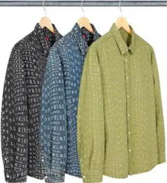 Supreme Handwriting Jacquard Denim Shirt - メルカリ
