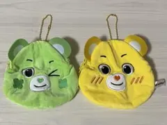 ケアベア　ふわふわフェイスポーチ