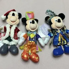 東京ディズニーリゾート ミッキーぬいぐるみバッジ 3つセット