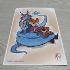 『ズートピア２』入場者プレゼント(第6弾) プレミアムアートボード(A5)