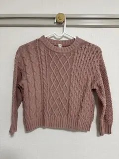 apres les cours ケーブル編みセーター 110