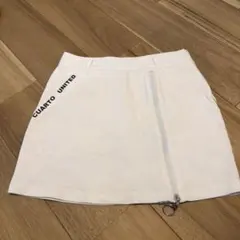 CUARTO UNITED sサイズゴルフスカート ホワイトのサムネイル