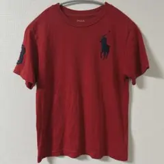 ポロラルフローレン　半袖Tシャツ　ビッグポニー　レッド