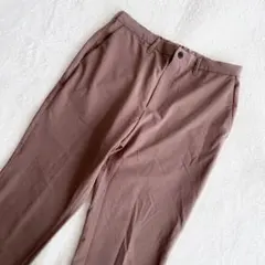 ジーユー ドライストレッチイージー アンクルトラウザーパンツ テーパード L