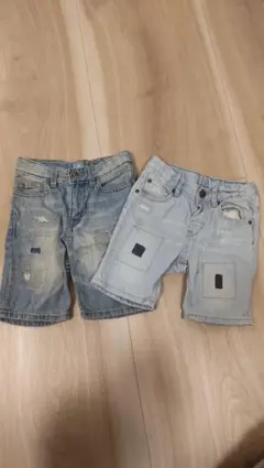 H&M babyGap デニム ボトムス ハーフパンツ 半ズボン ベビーギャップ