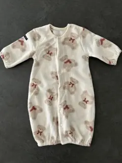 50 60 カバーオール　ドレスオール　ロンパース　フリース