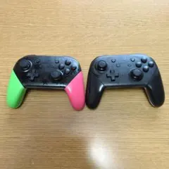 ジャンク品　SWITCH用プロコン ２個