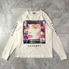 希少デザイン CE cavempt ロンT Tシャツ 長袖 ホワイトのサムネイル