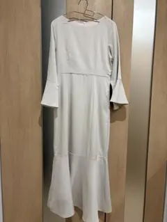 CENEAフレアスリーブ マーメイドワンピース