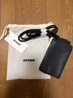 MskkY様 新品　ATTITU レザーショルダーバッグ ブラック　土屋鞄のサムネイル