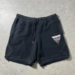 JORDANハーフパンツXLブラック ジャンプマン刺繍スウェットショーツNIKE