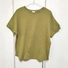 URBAN RESEARCH DOORS リブ編み 半袖カットソー