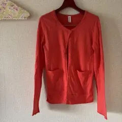 KBF ONE'S OWN 長袖 カーディガン レッド