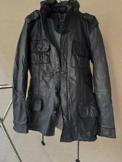 希少✨美品✨シシ sisii 牛革 カウレザージャケット 黒 シングルライダース SINGLE RIDERS(mens)-Black- | SISII