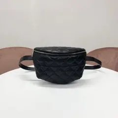 CHANEL ビコローレ ココマーク サテン ショルダーバッグ ミニ ブラック CHANEL ビコローレ ココマーク サテン ショルダーバッグ ミニ ブラック