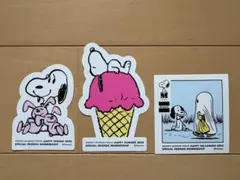 スヌーピーミュージアム　ステッカー ハッピーハロウィン　サマー　スプリング　①