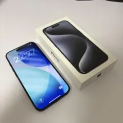 iPhone 15 pro 128 GB SIMフリー ブルーチタニウム