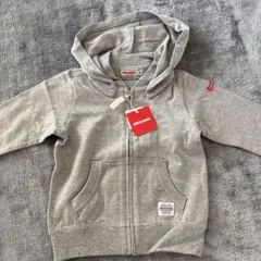 MIKI HOUSE フード付きトレーナー 90サイズ グレー