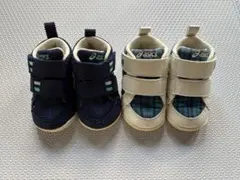 asics ファミリア ベビーシューズ 2足セット 12 アシックス