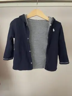 ポロ　リバーシブルパーカー　80cm 美品