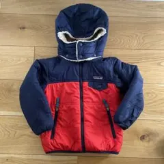 patagonia フード付きアウター ネイビー/レッド