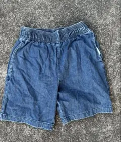 GU デニムショートパンツ ウエストゴムのサムネイル