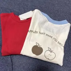 【新品未使用】petit main（プティマイン）今期長袖Tシャツ　100