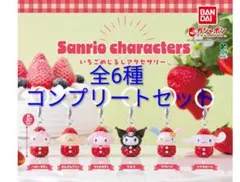 サンリオキャラクターズ いちごめじるしアクセサリー 全6種コンプリートセット