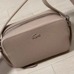 即購入不可 美品 LACOSTE ラコステ ショルダーバッグ ピンク レディース