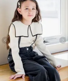 GLOBAL WORK グローバルワーク メルティセーラーカラーニット 160