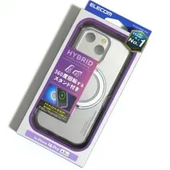 エレコム iPhone16 Pro マグセーフ対応 回転スタンド付きケース