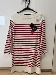 MARC BY MARC JACOBS ボーダー柄チュニック XS 赤×白