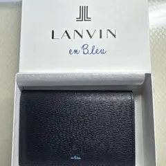 新品未使用⭐︎LANVIN en Bleu ネイビー　名刺入れ