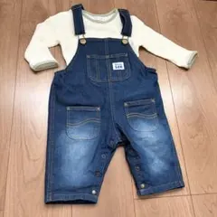 Lee デニムロンパース 80cm mamaraku トップス 2点セット